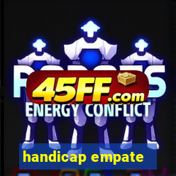 handicap empate -1